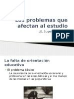 4 Los Problemas Que Afectan Al Estudio