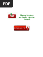 Download Magical Book on Puzzles by k Kundan Free PDF by radhika SN324297257 doc pdf