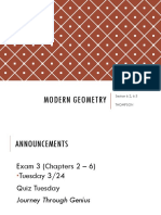 Modern Geometry: Section 6.2, 6.3 Thompson