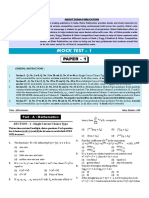 Disha Mock Paper