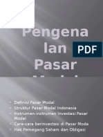 Pasar Modal (Dasar)