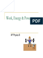 Work, Energy & Power: AP Physics B
