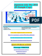 MS-29 JULY DECEMBER 2016 SOLVED ASSIGNMENT