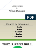 Leadership & Group Dynamic