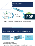 Processes of Strategy Formulation: Fedex, Southern Bloomer, Espn, Intel, Walmart