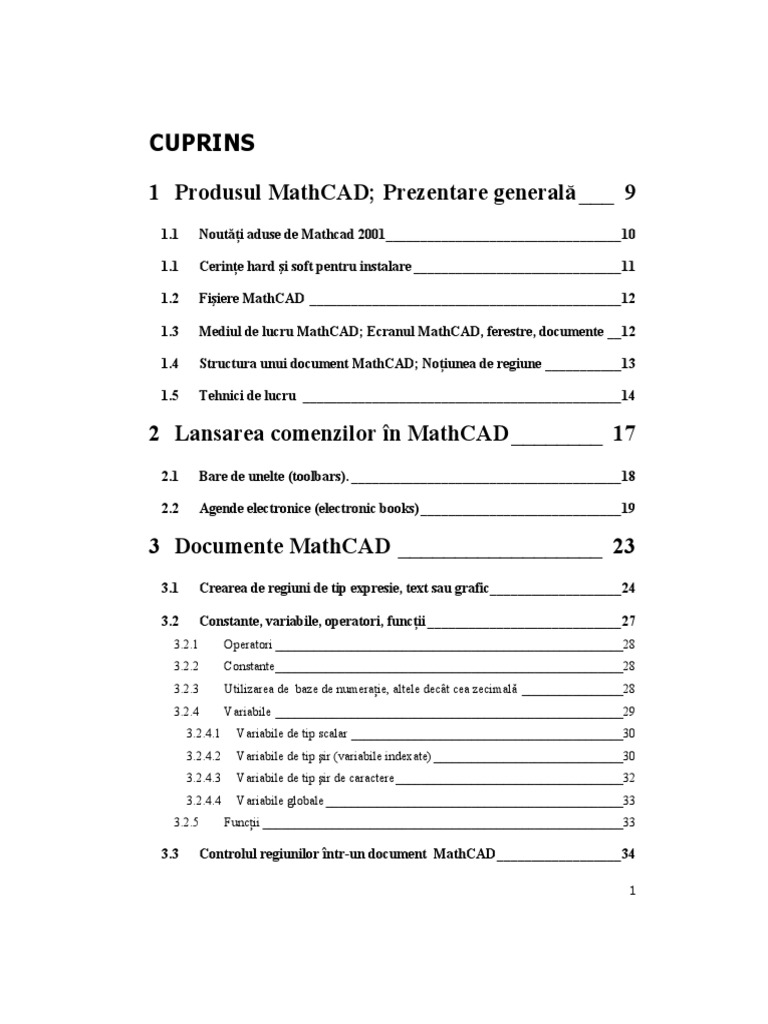 Lectii Mathcad | PDF