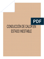 Conducciã"n de Calor en Estado Inestable PDF