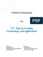 UV Printing Inks Technical Training of Umesh Kumar
