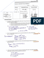 Hydrostatic pressure problems