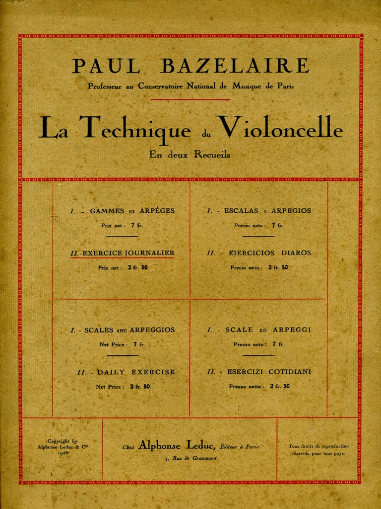 Bazelaire Technique II PDF | PDF