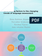 Contributing Factors to the Changing Trends of Language