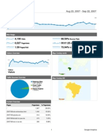 Estatísticas 23/08 A 22/09