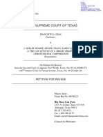 Petition for Review to the Texas Supreme Court