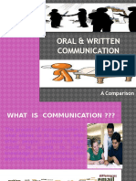 Oral & Written Communication