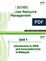 Human Resourse Management