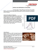 Determination of Particles Size Distribution of Chocolate