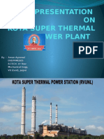 Presentation ON Kota Super Thermal Power Plant Kota