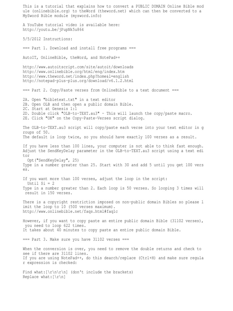 Instructions - Notepad++ | PDF | Computer File | Areas Of Computer Science