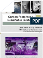 Carbon Footprints & Sustainable Solutions: Dana Haine & Kelly Robinson