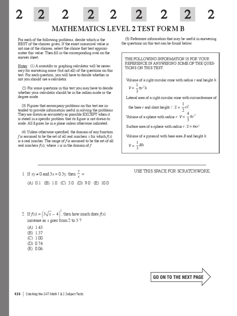 Test 2 Form B PDF | PDF