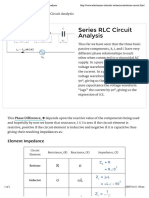 Series RLC Circuit and RLC Series Circuit Analysis