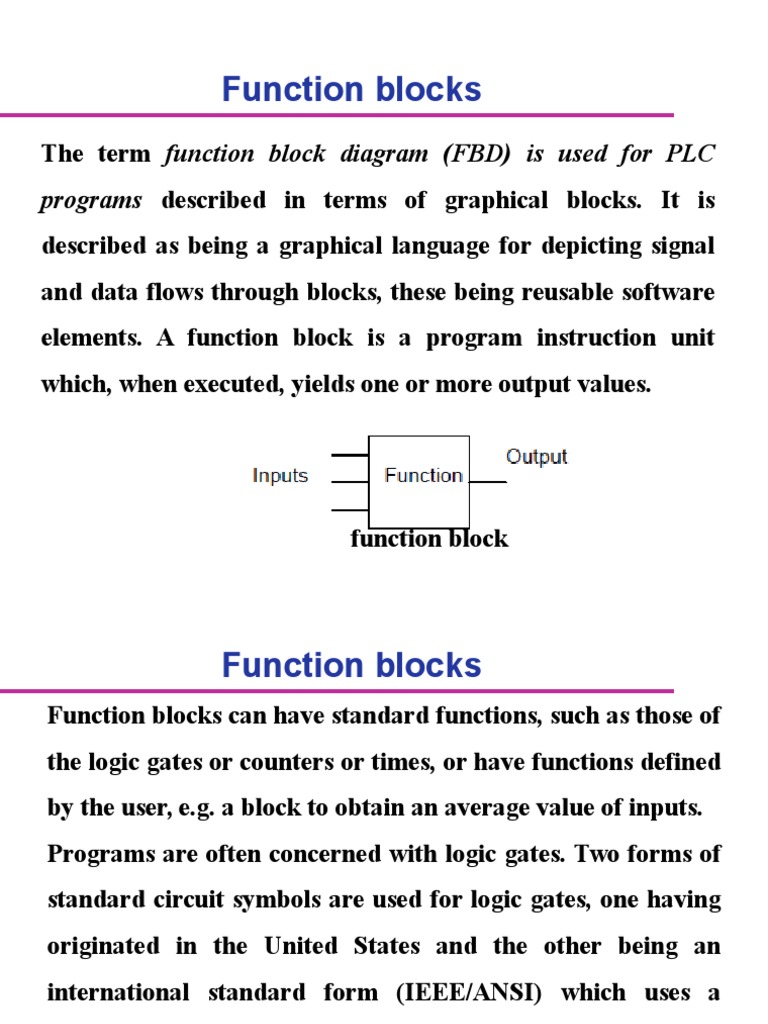 Function Blocks | PDF | Logic Gate | Function (Mathematics)