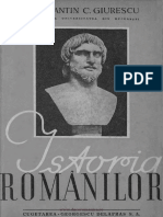 Constantin C. Giurescu - Istoria Romanilor Din Cele Mei Vechi Timpuri Pana La Moartea Regelui Carol I