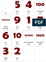 Flashcards Numbers