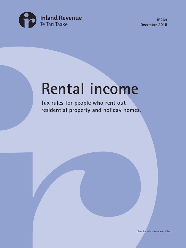 IRD Rental Properties Ir264 | PDF | Depreciation | Tax Deduction