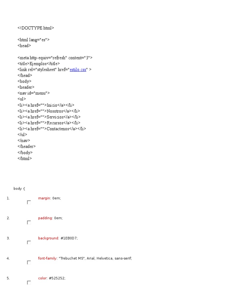 DOCTYPE HTML | PDF | Sans Serif Typefaces | Typefaces