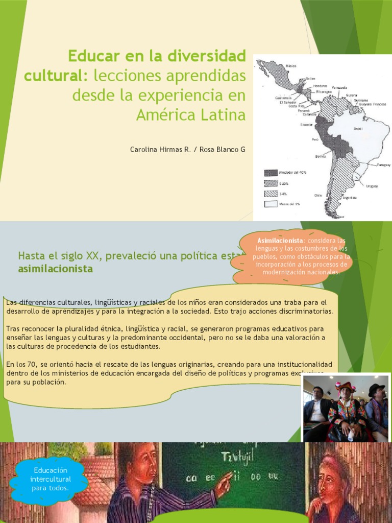 Educar en La Diversidad Cultural | PDF | Interculturalidad | Diversidad ...