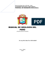 Manual de Geologia Del Peru PDF