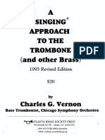 The Singing Approach To Trombone
