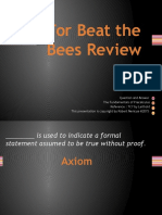 For Beat the Bees Review Precalculus
