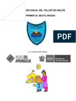 Programación Anual Del Taller de Inglés Del Primer Al Sexto Grado