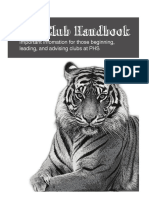 PHS Club Handbook Guide