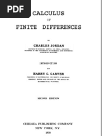 Math - Calculus of Finite Differences