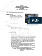 Lab # 1 Hardness Testing