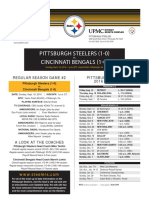 Cincinnati Bengals At Pittsburgh Steelers (Sept. 12)