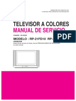 LG RP-21FD10G TV (Manual de Servicio)