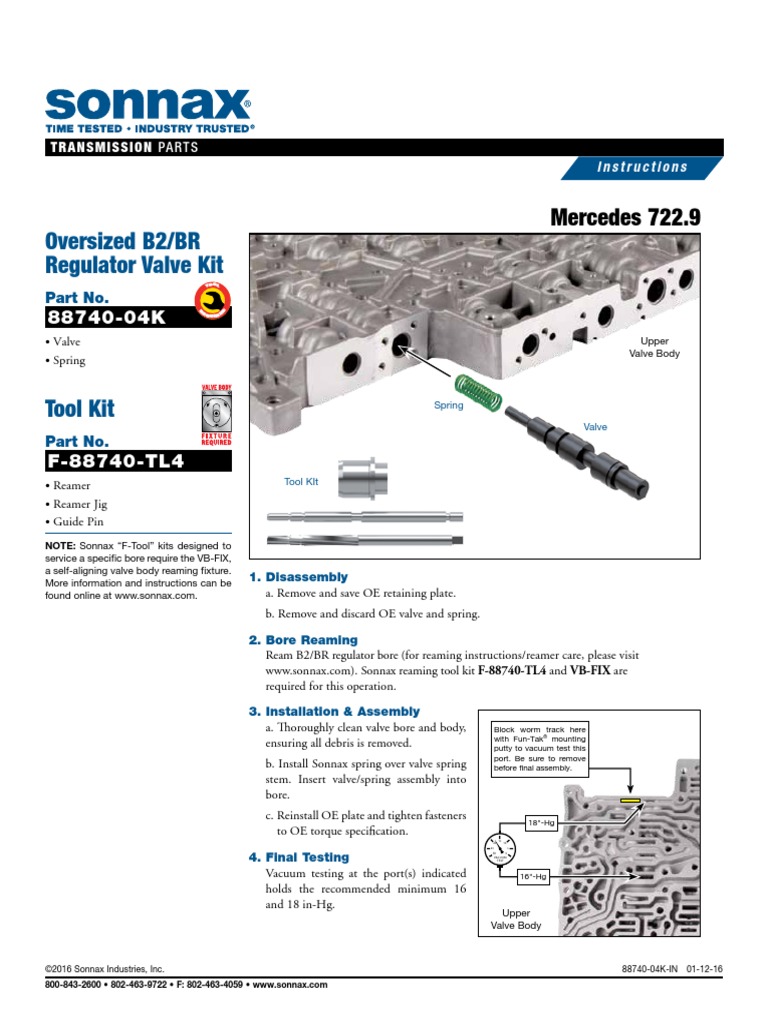 722,9 Valve Body 1 | PDF | Valve | Tools
