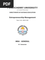 Entrepreneurship Managementt200813