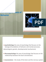Lecture 2-Biological Basis of Psychology PDF