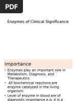 Enzymes of Clinical Significance