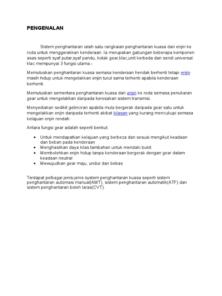 Sistem Penghantaran Kuasa Pdf