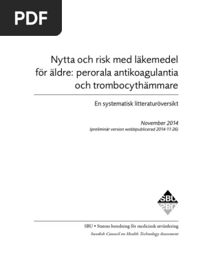 Nytta Risk Lakemedel Aldre 2014 Pdf