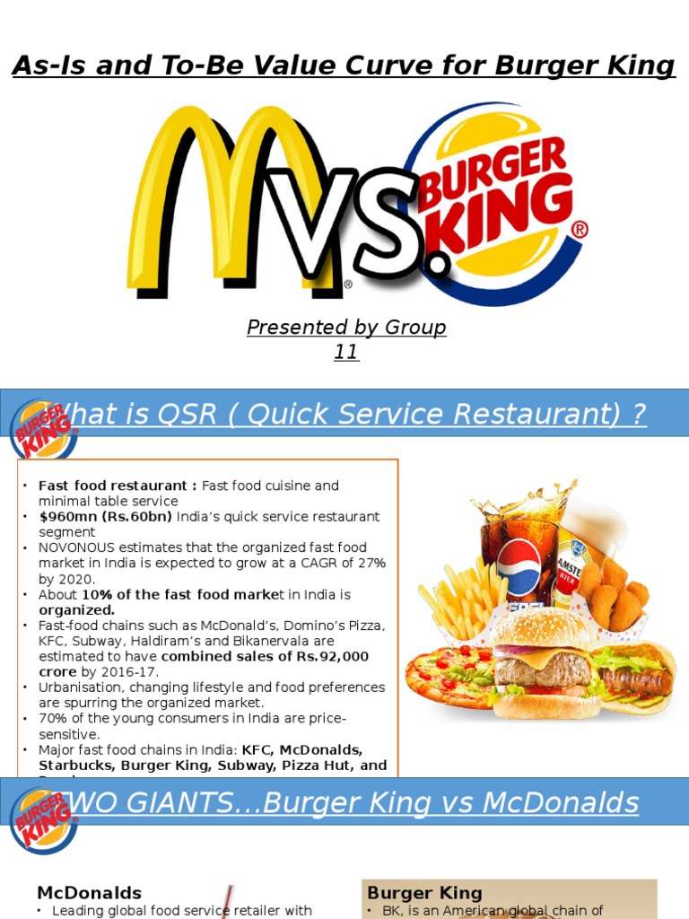 McDonald vs Burger King Strategic Management Fast Food Restaurants Mc Donald's
