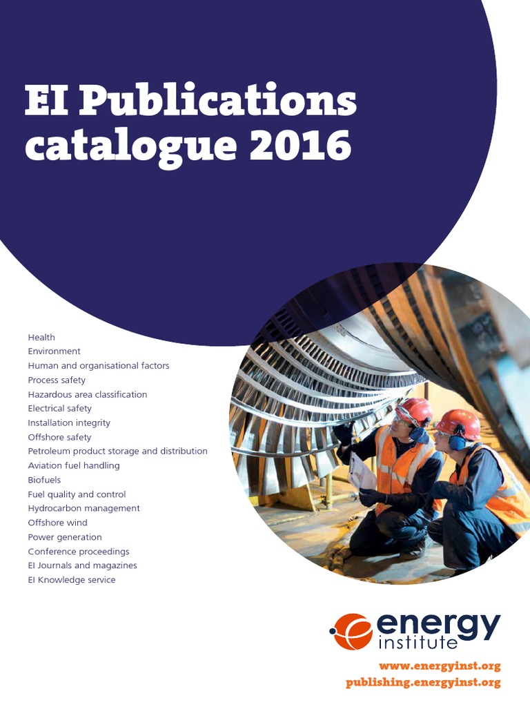 WEB 2016 EI Publications Catalogue | PDF | Occupational Safety And ...