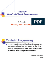 G53Clp Constraint Logic Programming: Modeling Csps - Case Study I