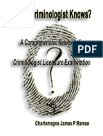 What Criminologist Knows by CJPR